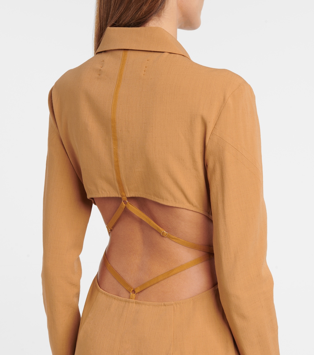 La Robe Obiou linen-blend maxi dress | Jacquemus