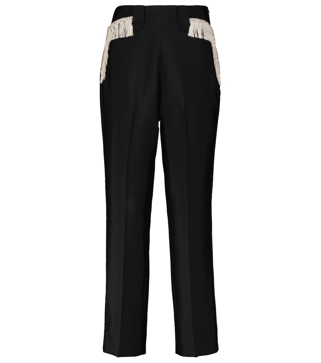 Fringe-trimmed wide-leg pants | Rodarte