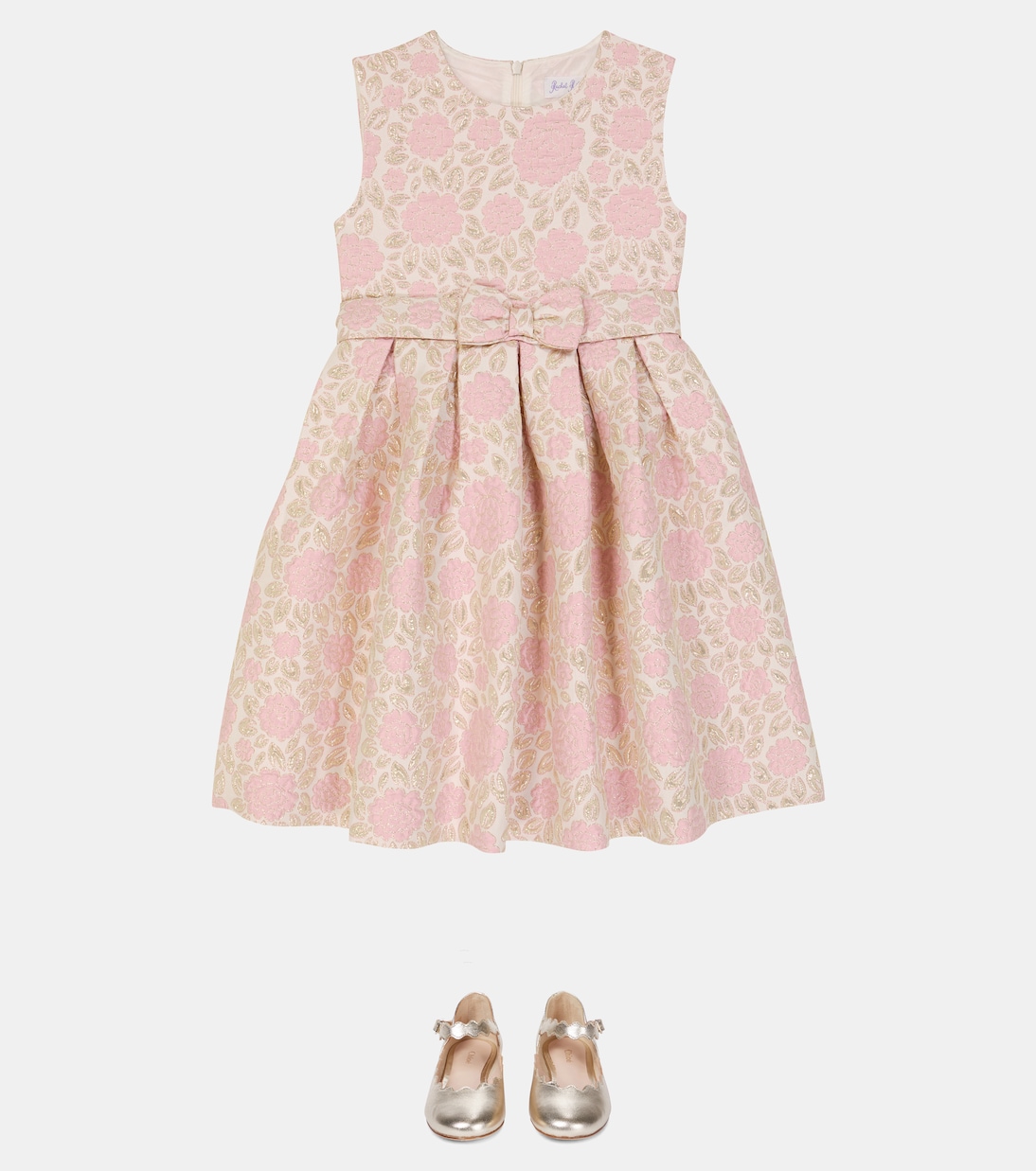 Sparkle floral Damask dress | Rachel Riley