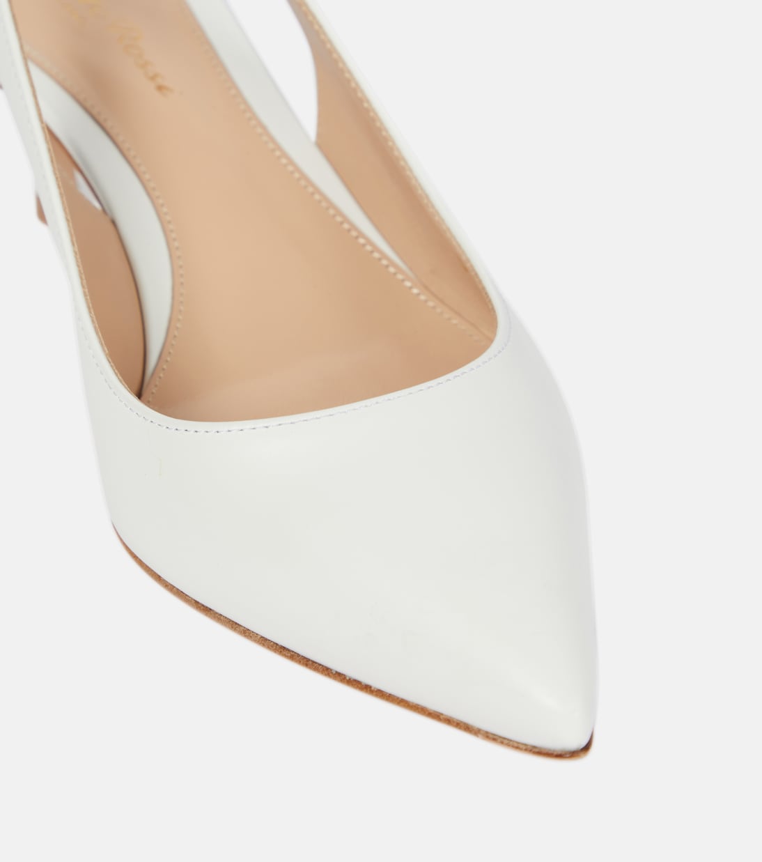 Slingback-Pumps Ribbon Sling 55 aus Leder | Gianvito Rossi