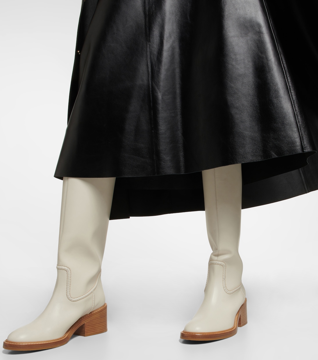 Botas mosqueteras Mallo de piel | Chloé
