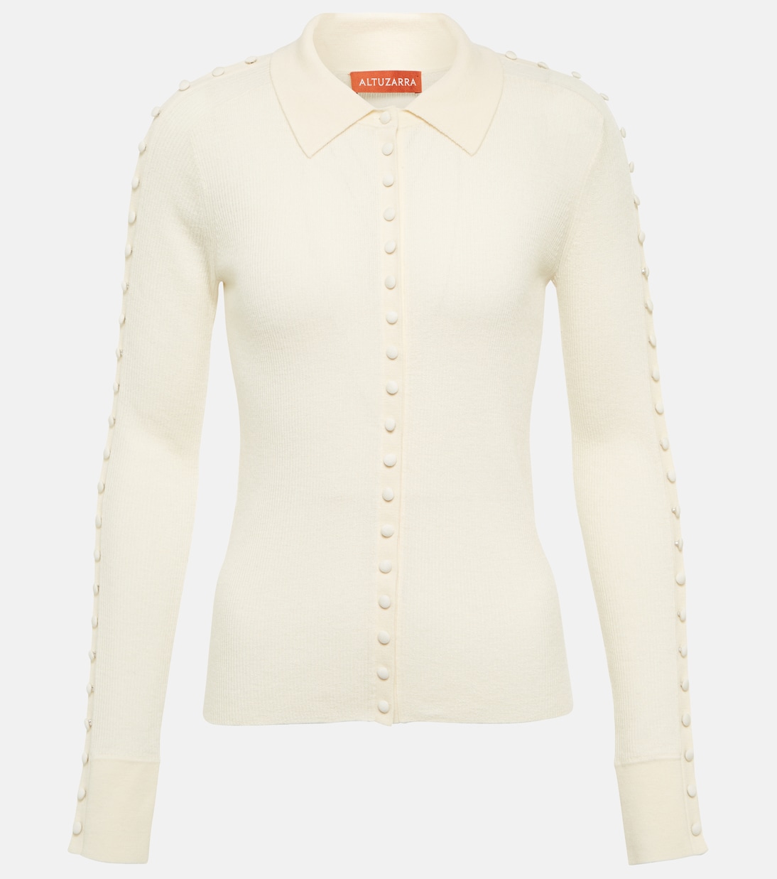 Cardigan Kepler in lana e seta | Altuzarra