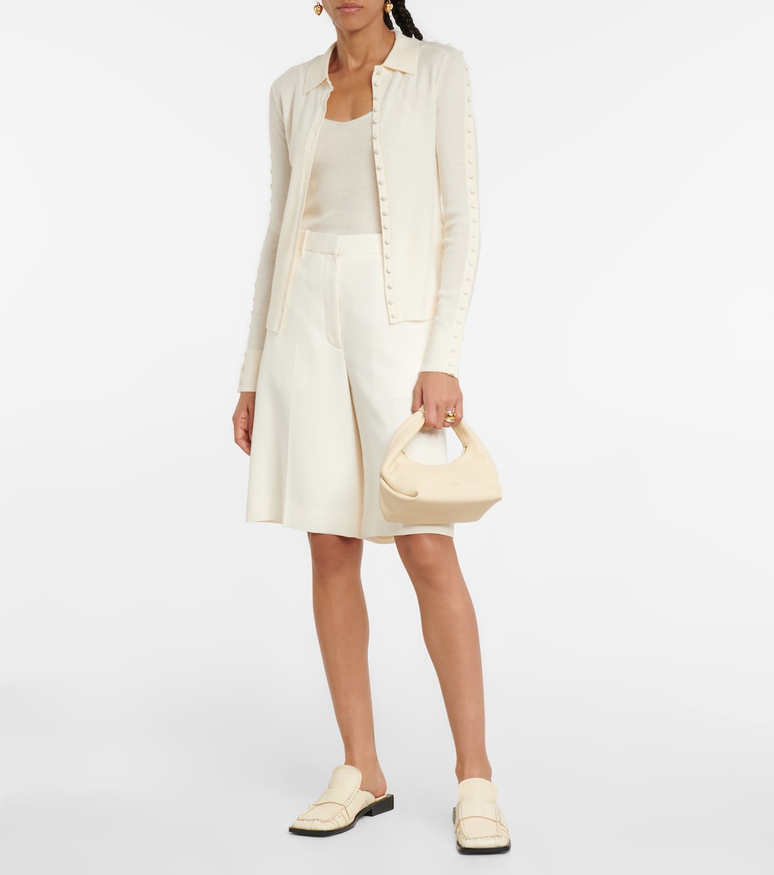 Cardigan Kepler in lana e seta | Altuzarra