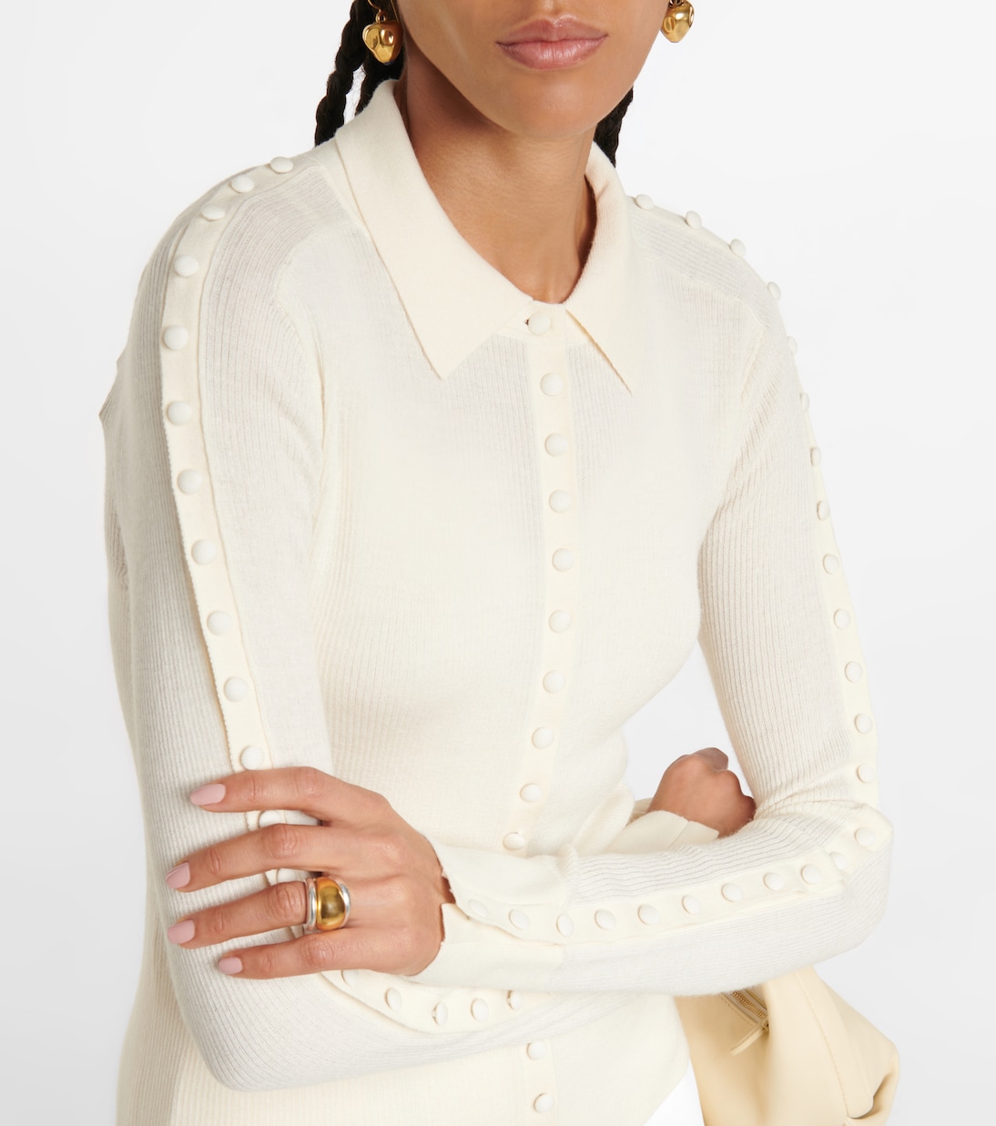 Cardigan Kepler in lana e seta | Altuzarra