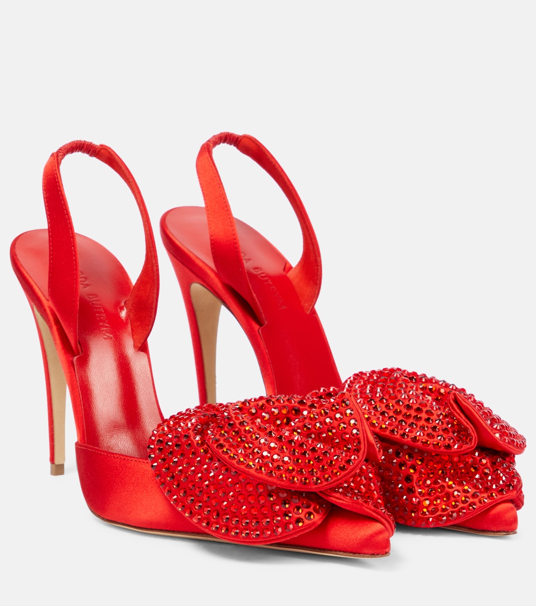 Escarpins en satin à ornements | Magda Butrym