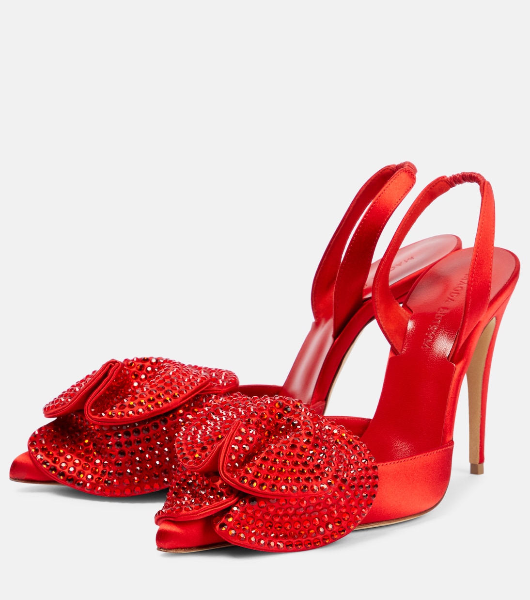 Escarpins en satin à ornements | Magda Butrym