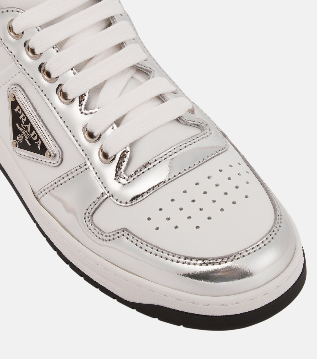 Sneakers Downtown in pelle con logo | Prada