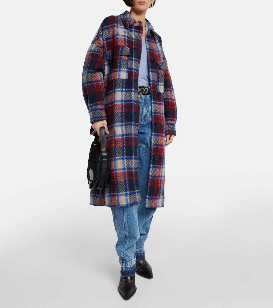 Fontizi checked coat | Marant Etoile