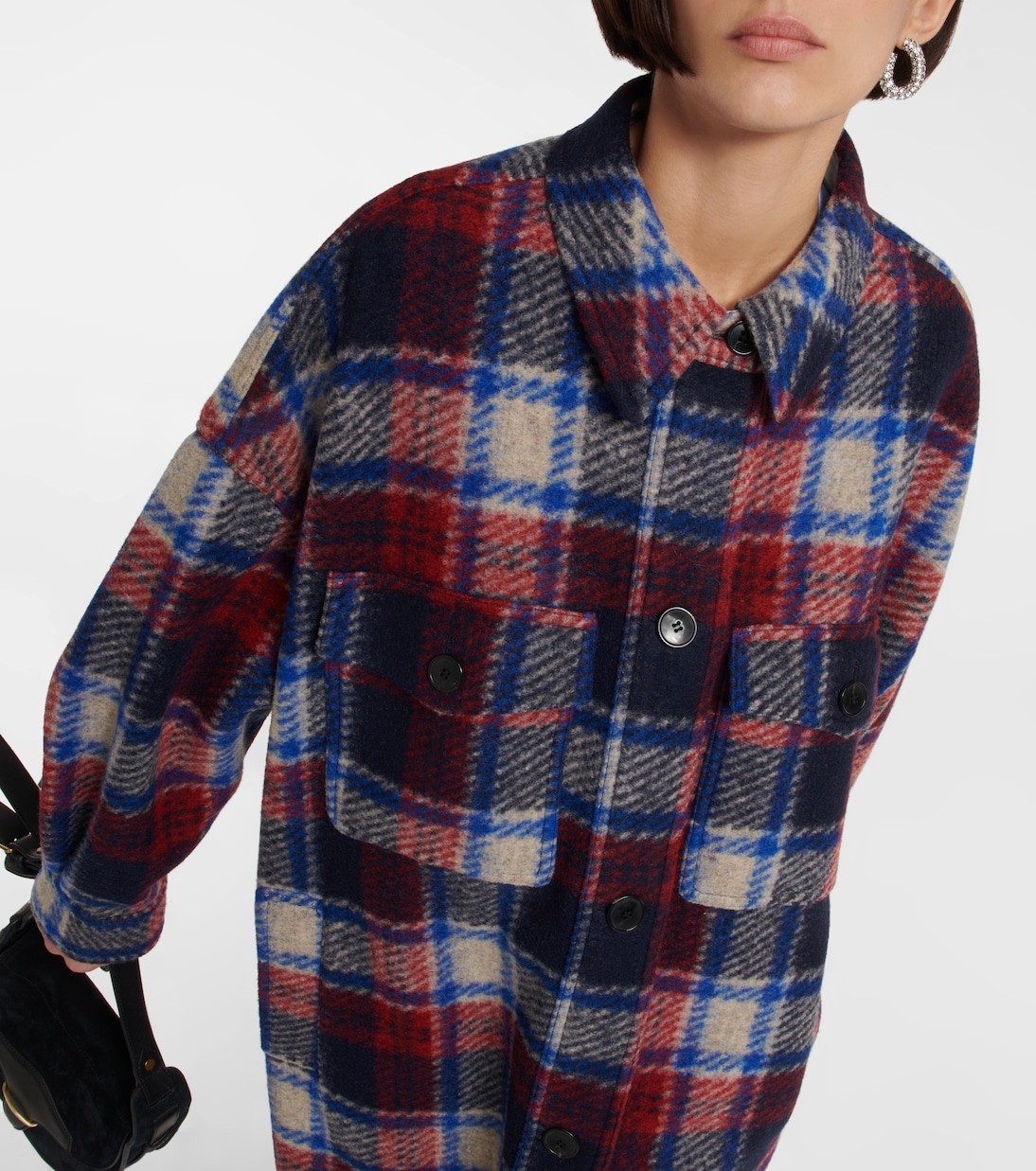 Fontizi checked coat | Marant Etoile