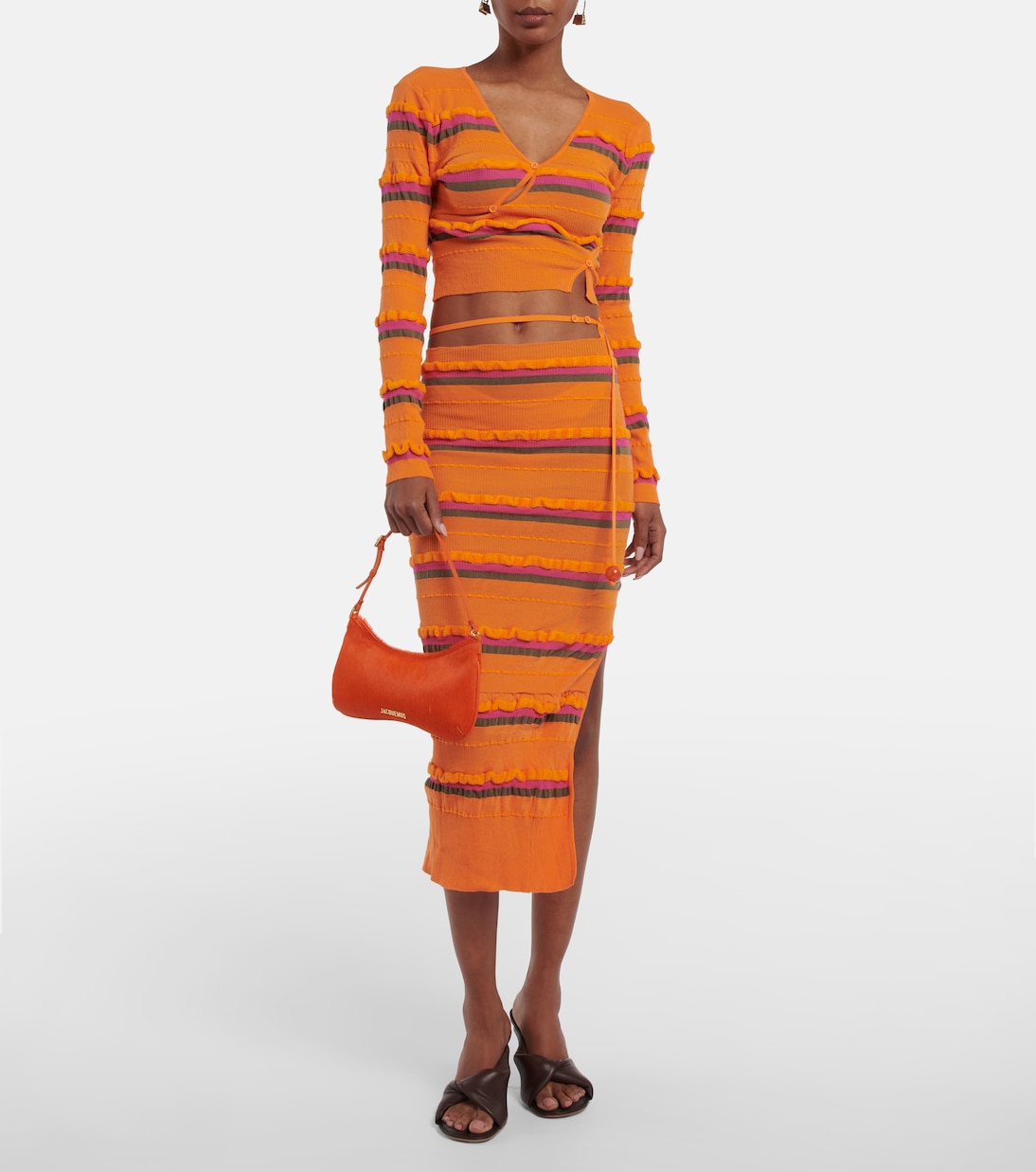 Le Bisou calf hair shoulder bag | Jacquemus