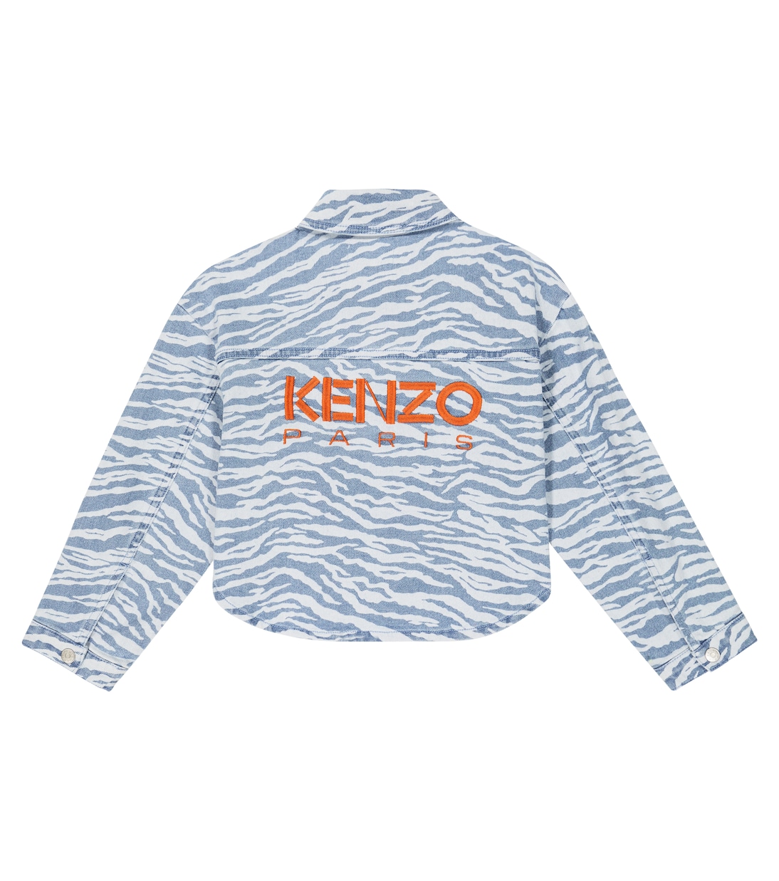 Printed denim shirt | Kenzo Kids
