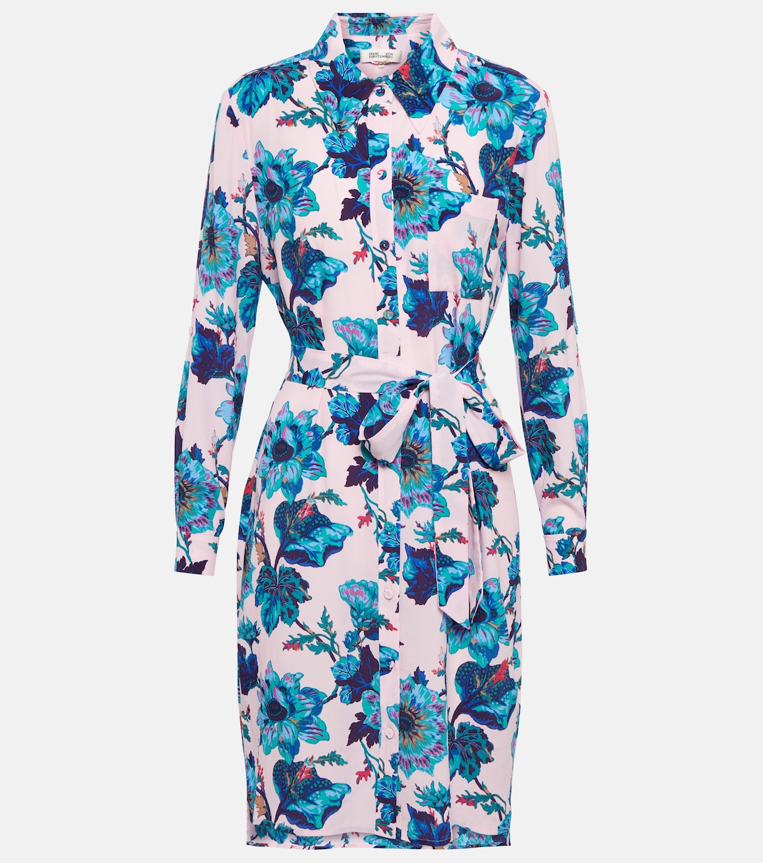 Prita floral-print shirt minidress | Diane von Furstenberg