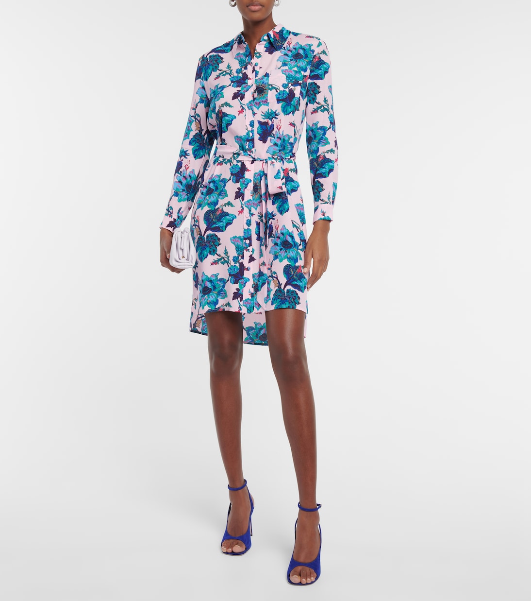 Prita floral-print shirt minidress | Diane von Furstenberg