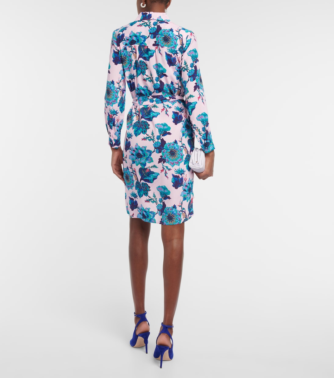 Prita floral-print shirt minidress | Diane von Furstenberg