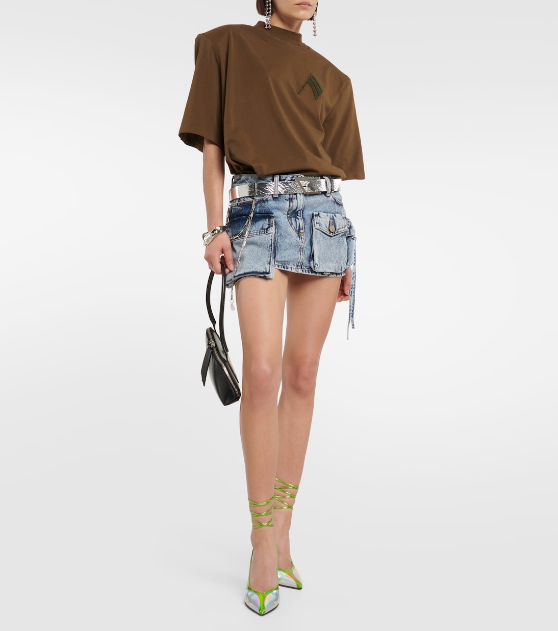 Mini-jupe en jean | The Attico