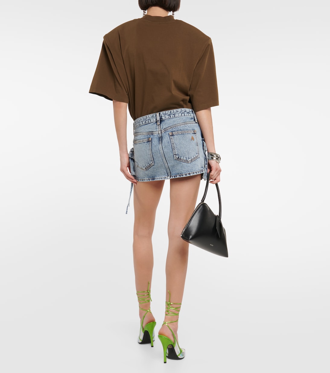 Mini-jupe en jean | The Attico