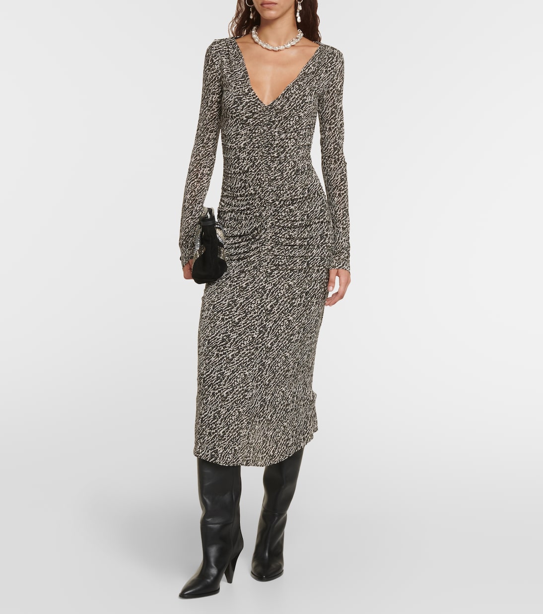 Laly printed jersey midi dress | Isabel Marant