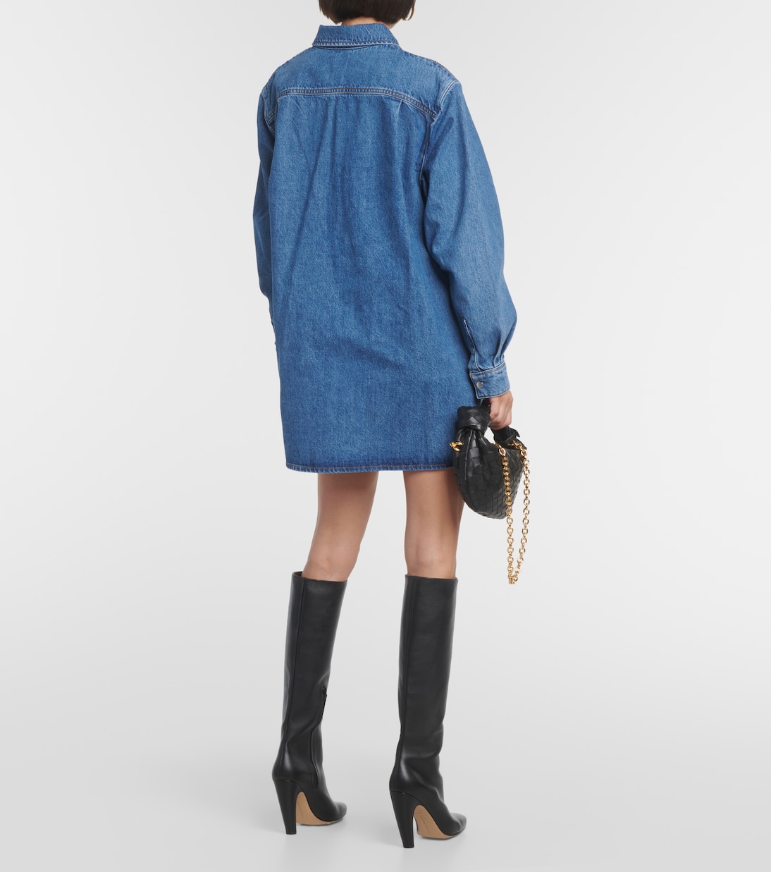 Abito chemisier in jeans di cotone | Frame
