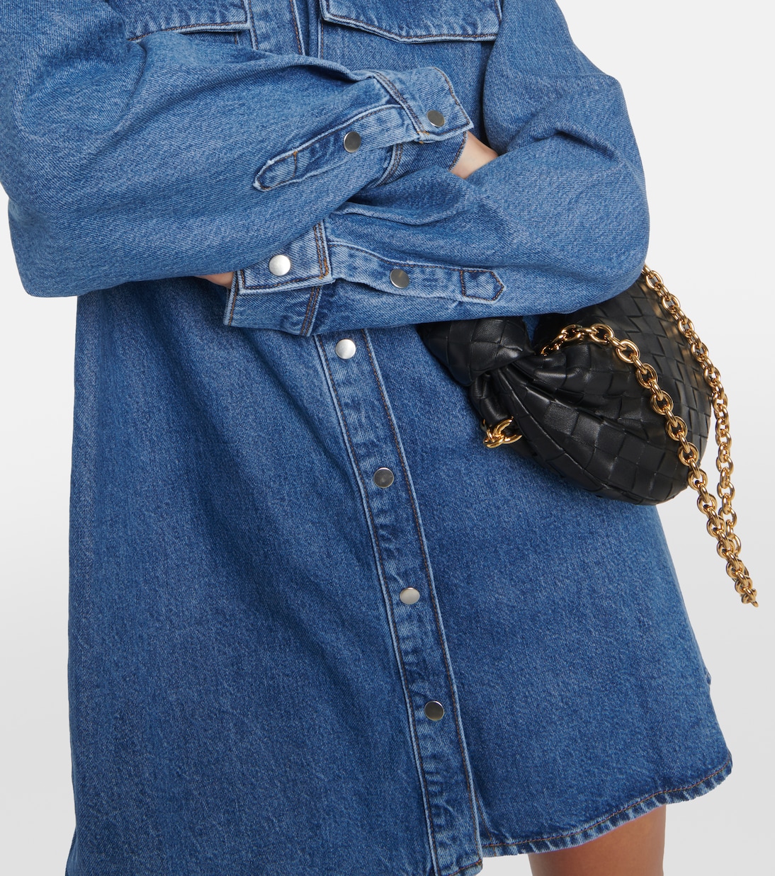 Abito chemisier in jeans di cotone | Frame