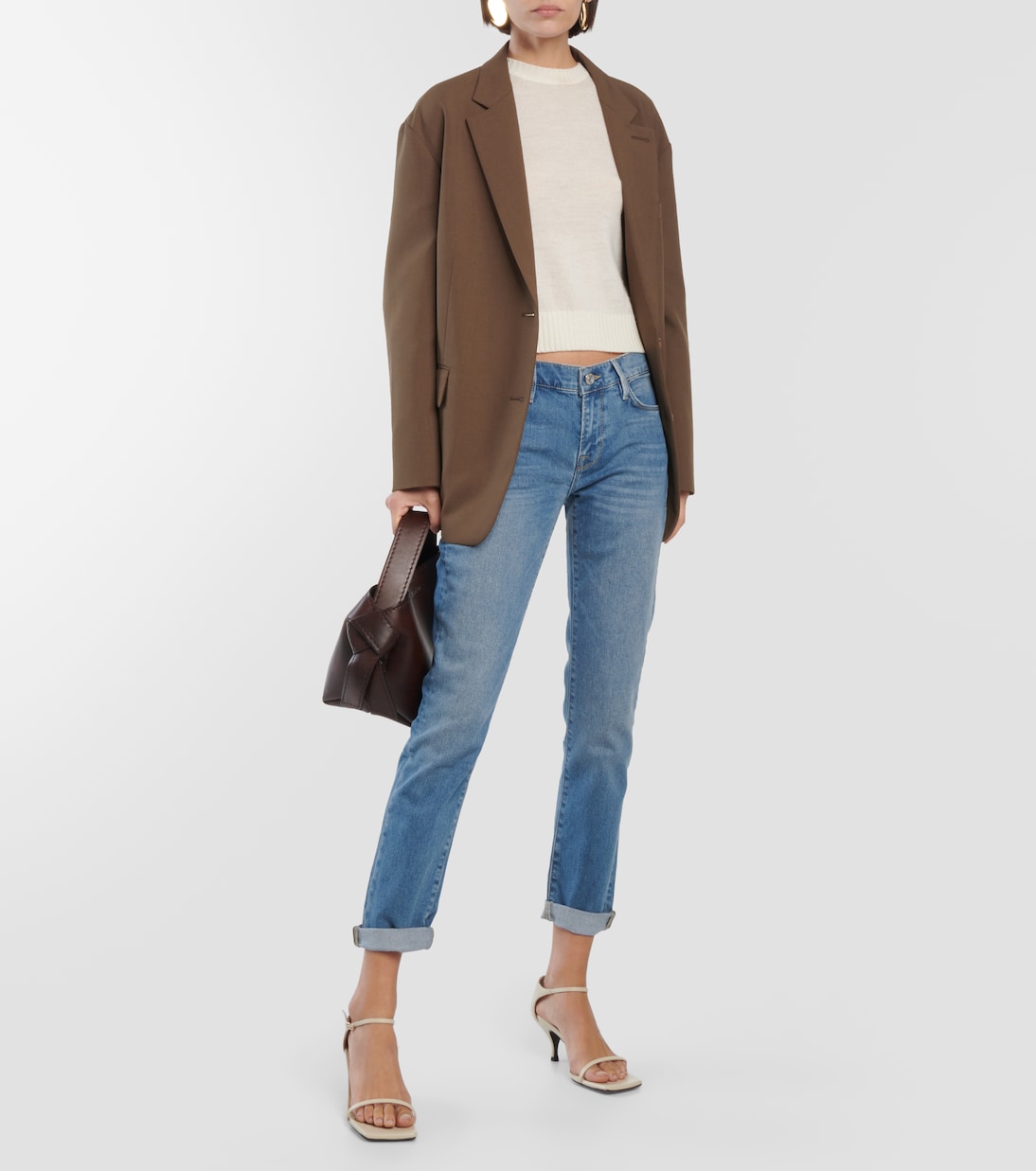 Le Garcon mid-rise cropped jeans | Frame