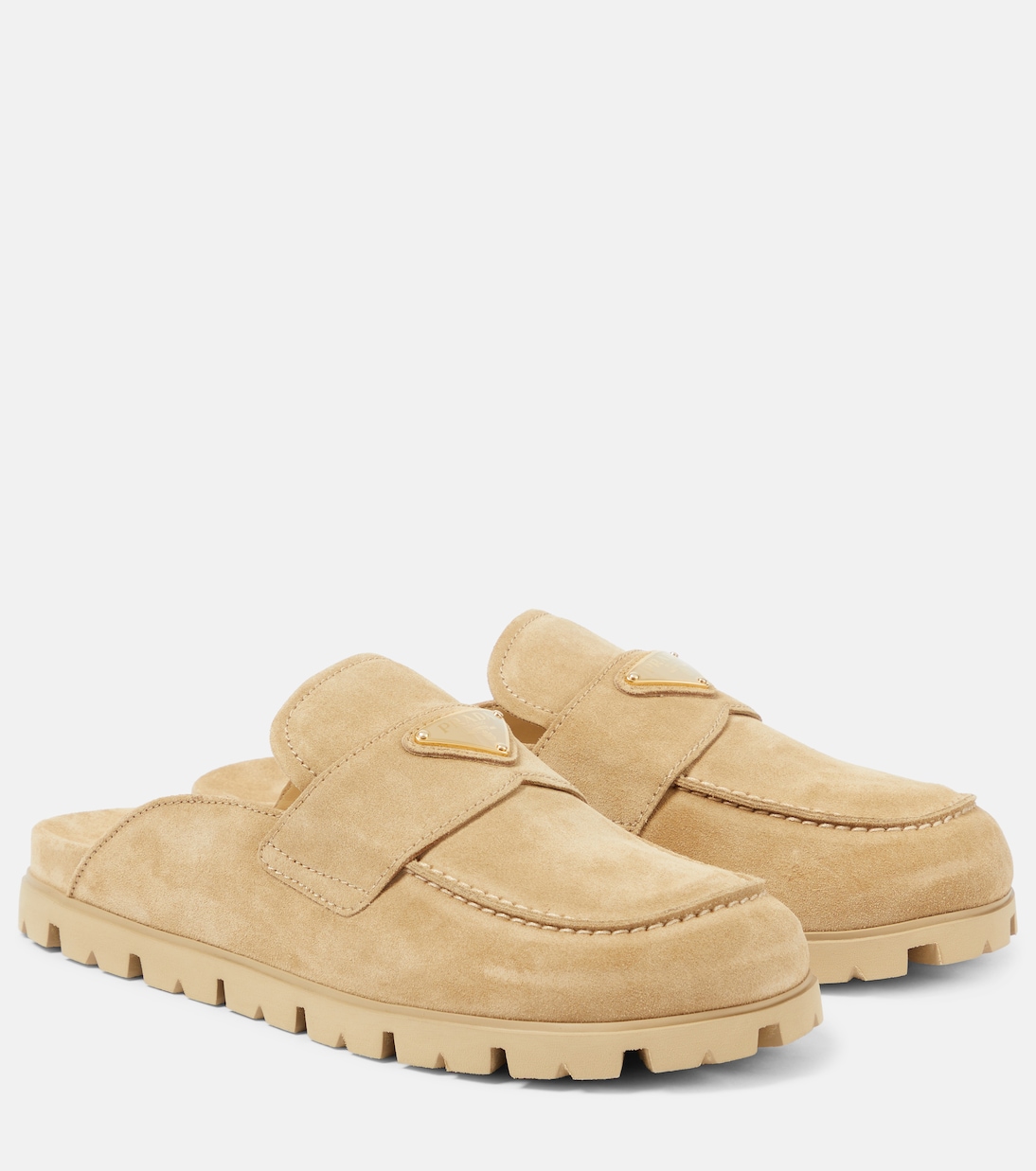 Slipper in suede | Prada