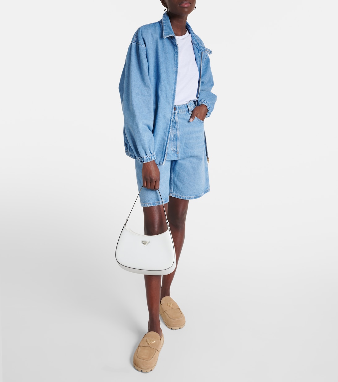 Slipper in suede | Prada