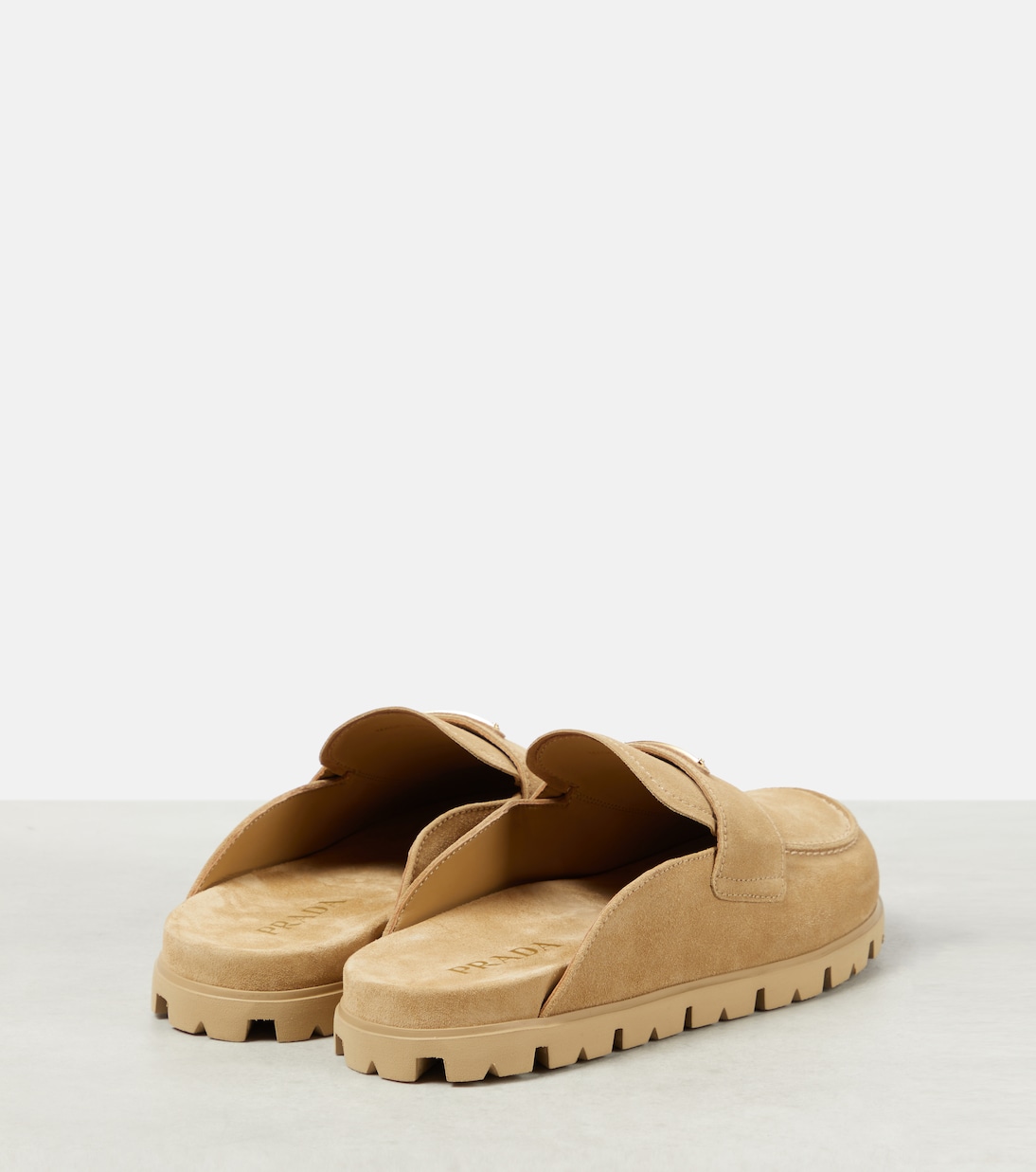 Slipper in suede | Prada