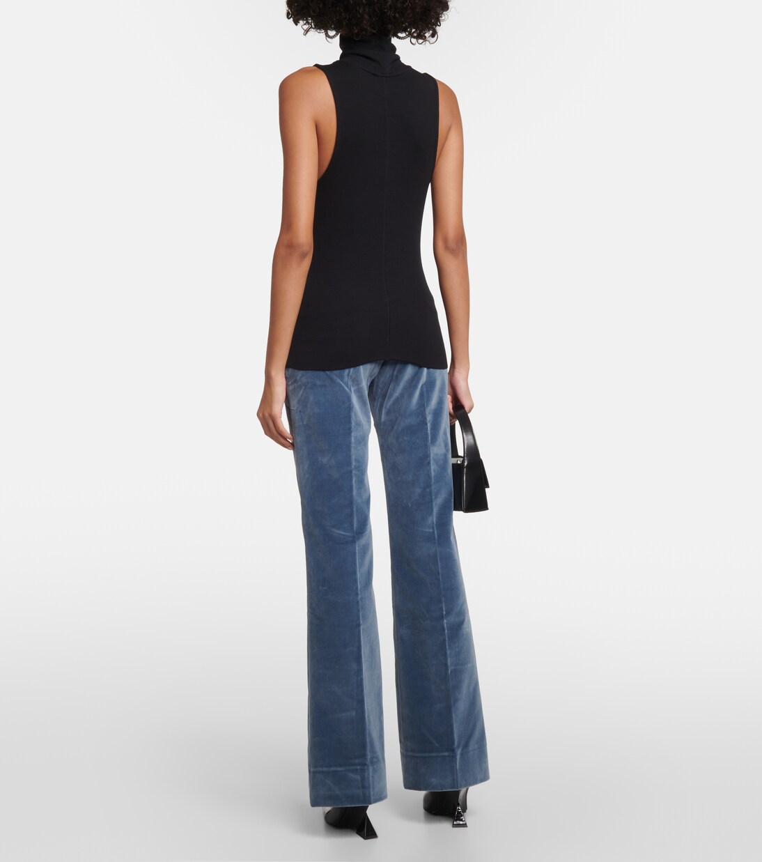 Ribbed-knit turtleneck top | Frame