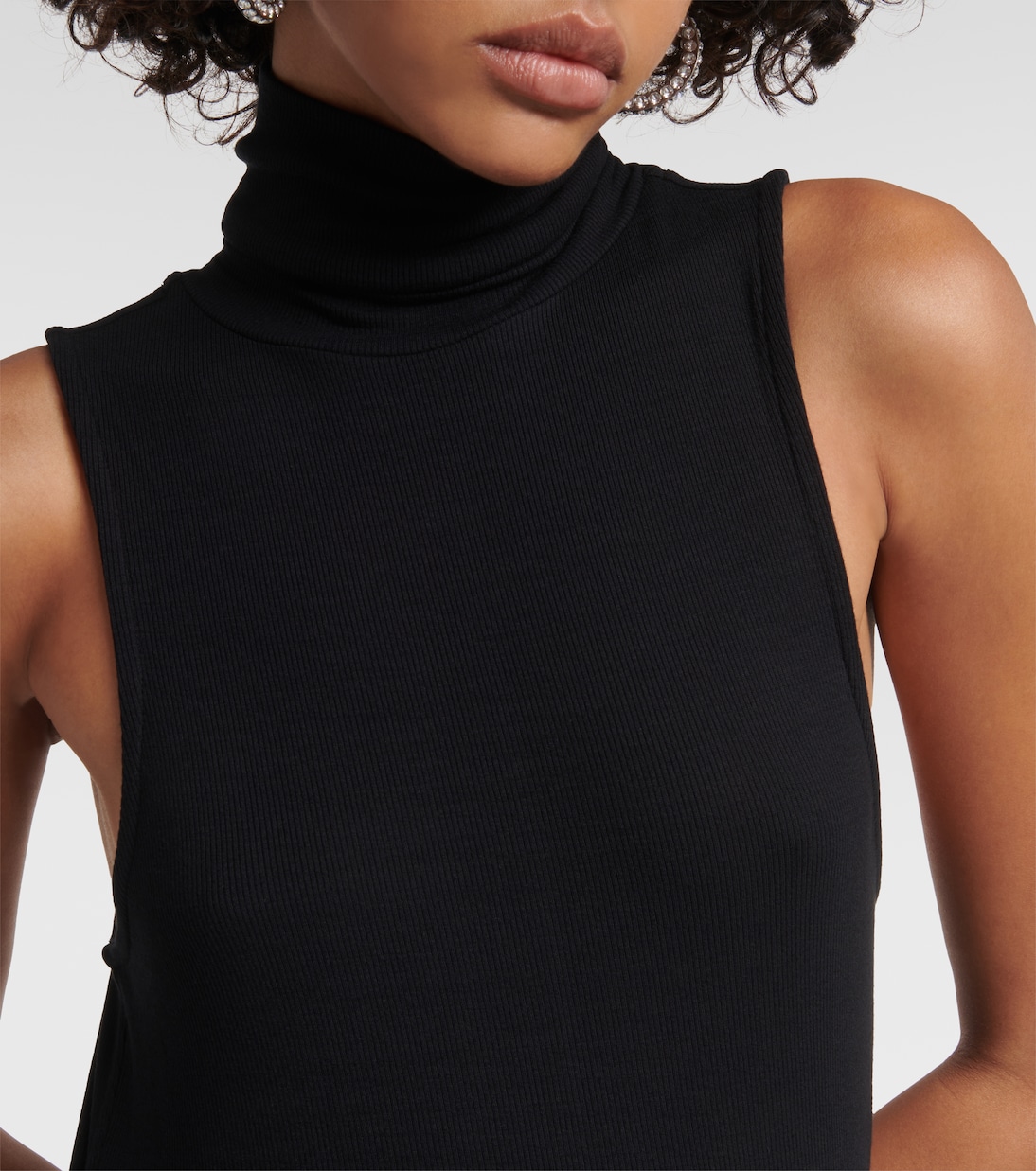 Ribbed-knit turtleneck top | Frame