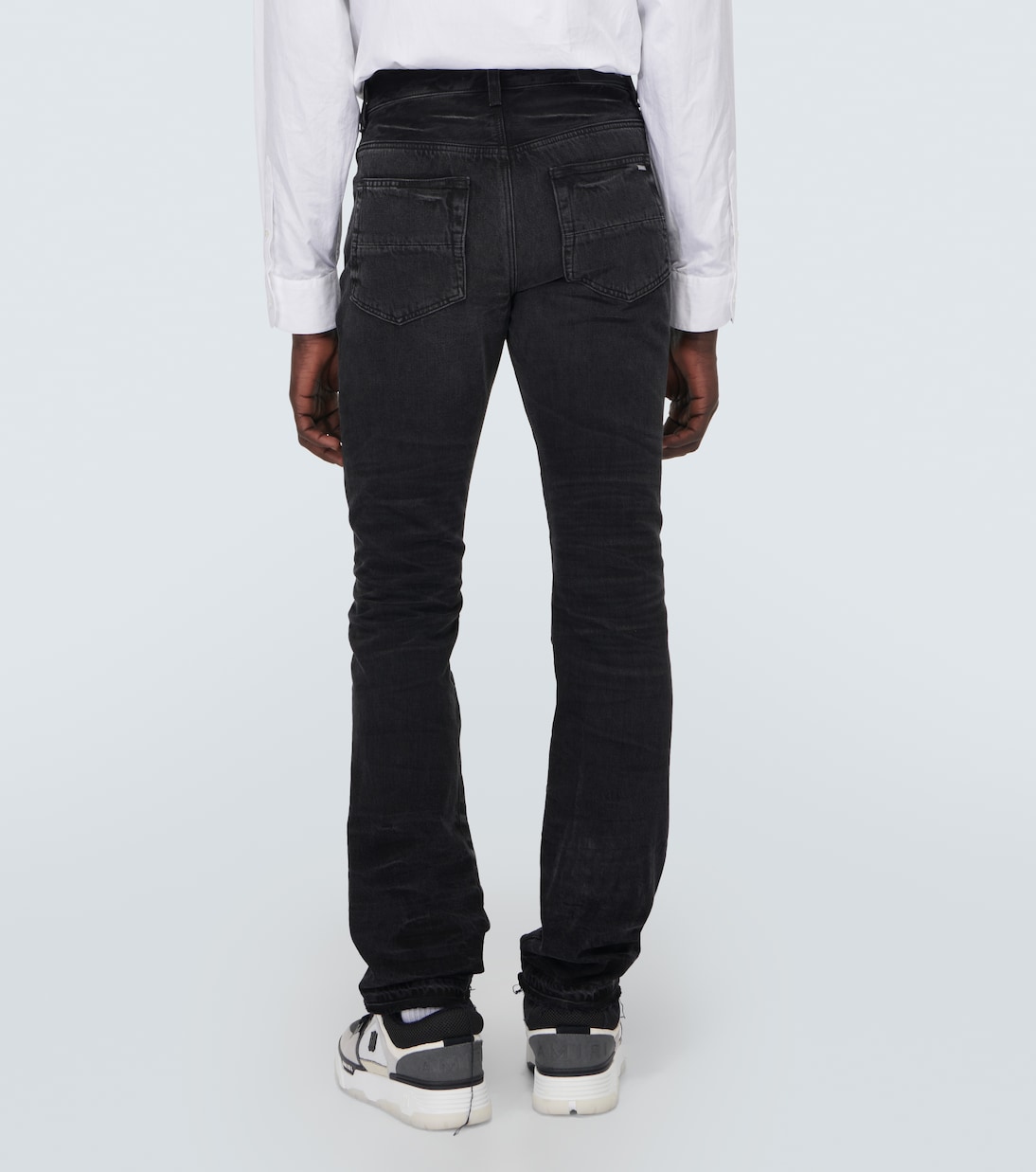 Jeans rectos con efecto desgastado | Amiri