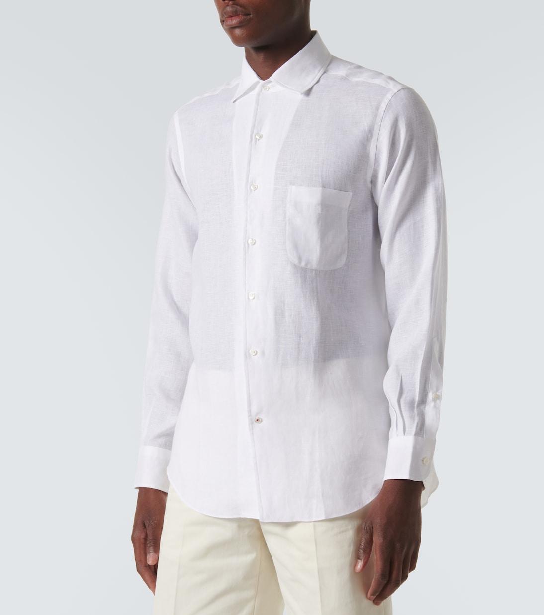 Camicia André in lino | Loro Piana