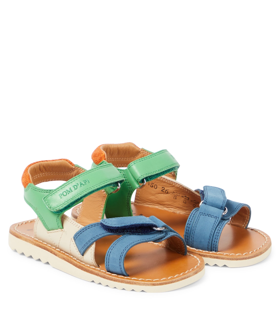 Sandales Waff Jimmy en cuir | Pom d'Api