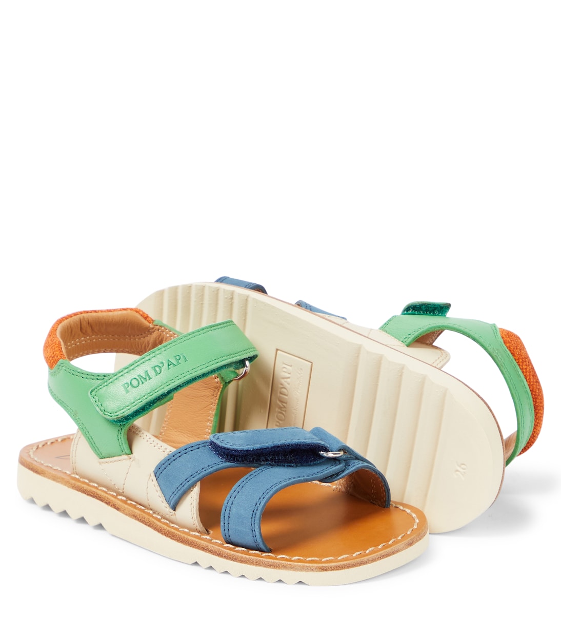 Sandales Waff Jimmy en cuir | Pom d'Api