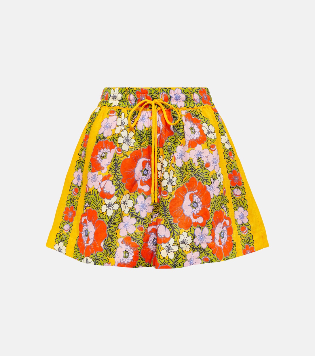 Shorts in lino con stampa | Alémais