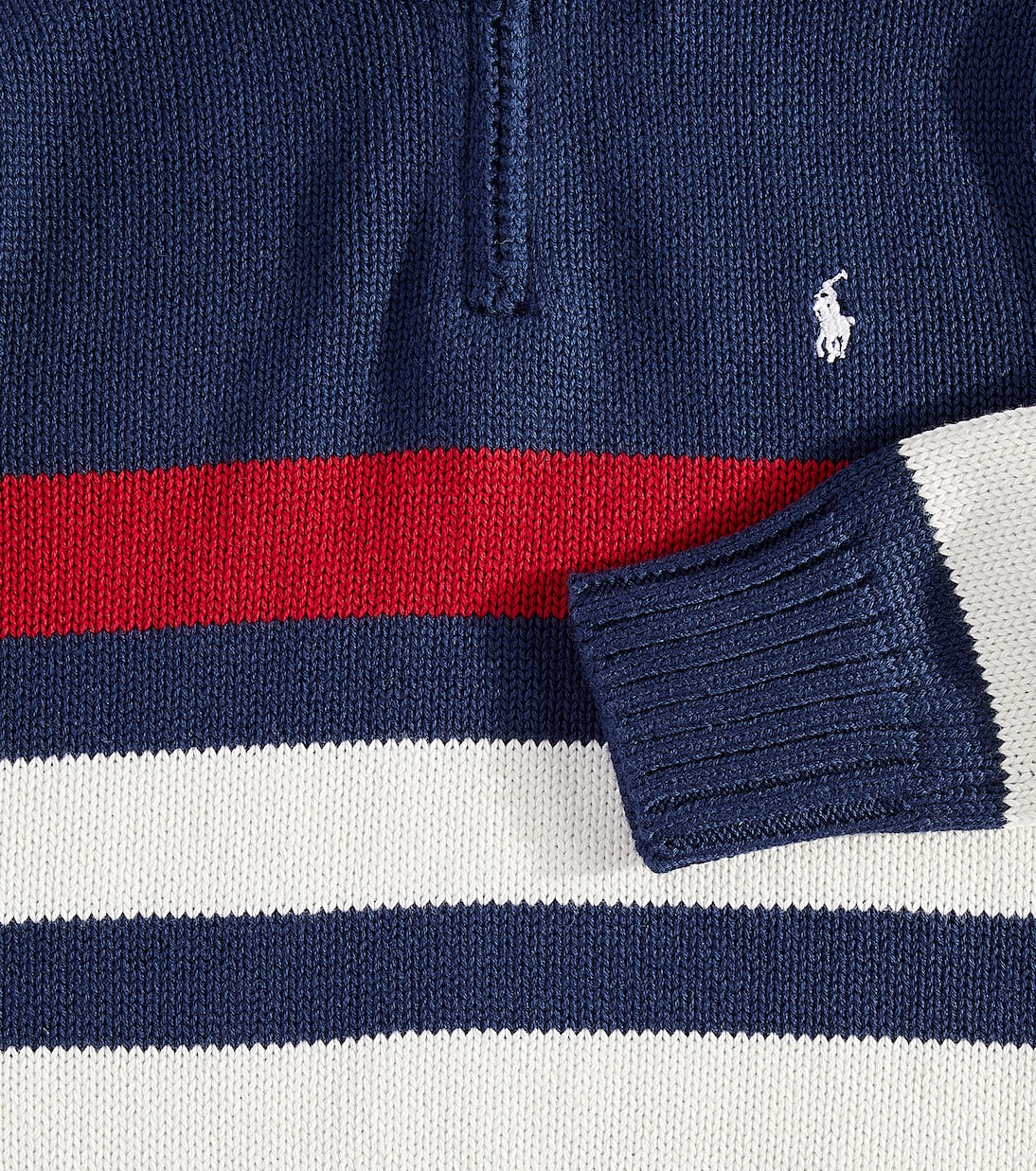 Striped cotton turtleneck sweater | Polo Ralph Lauren Kids
