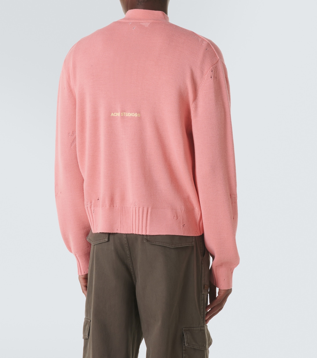 Cárdigan de mezcla de lana desgastado | Acne Studios