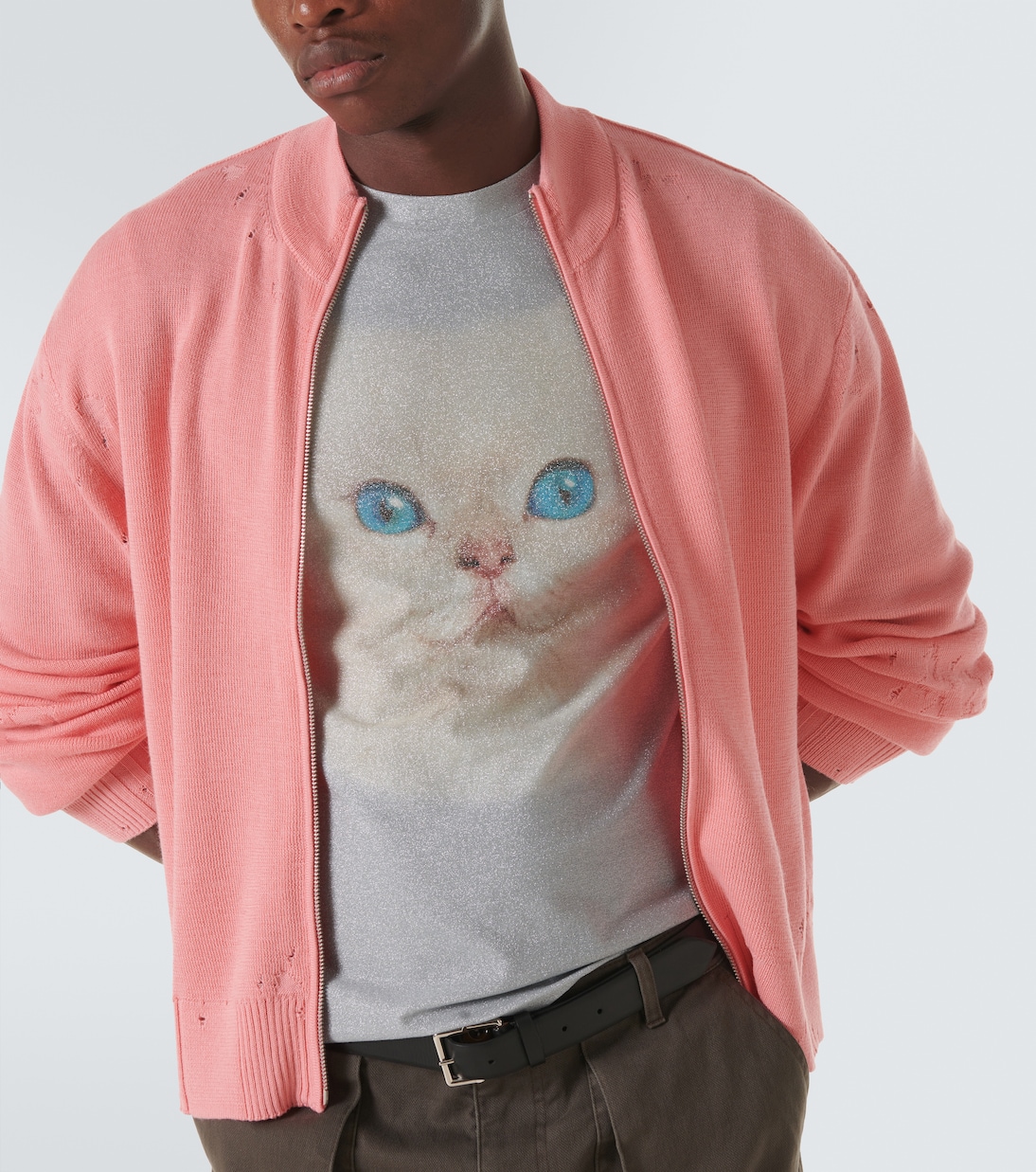 Cárdigan de mezcla de lana desgastado | Acne Studios