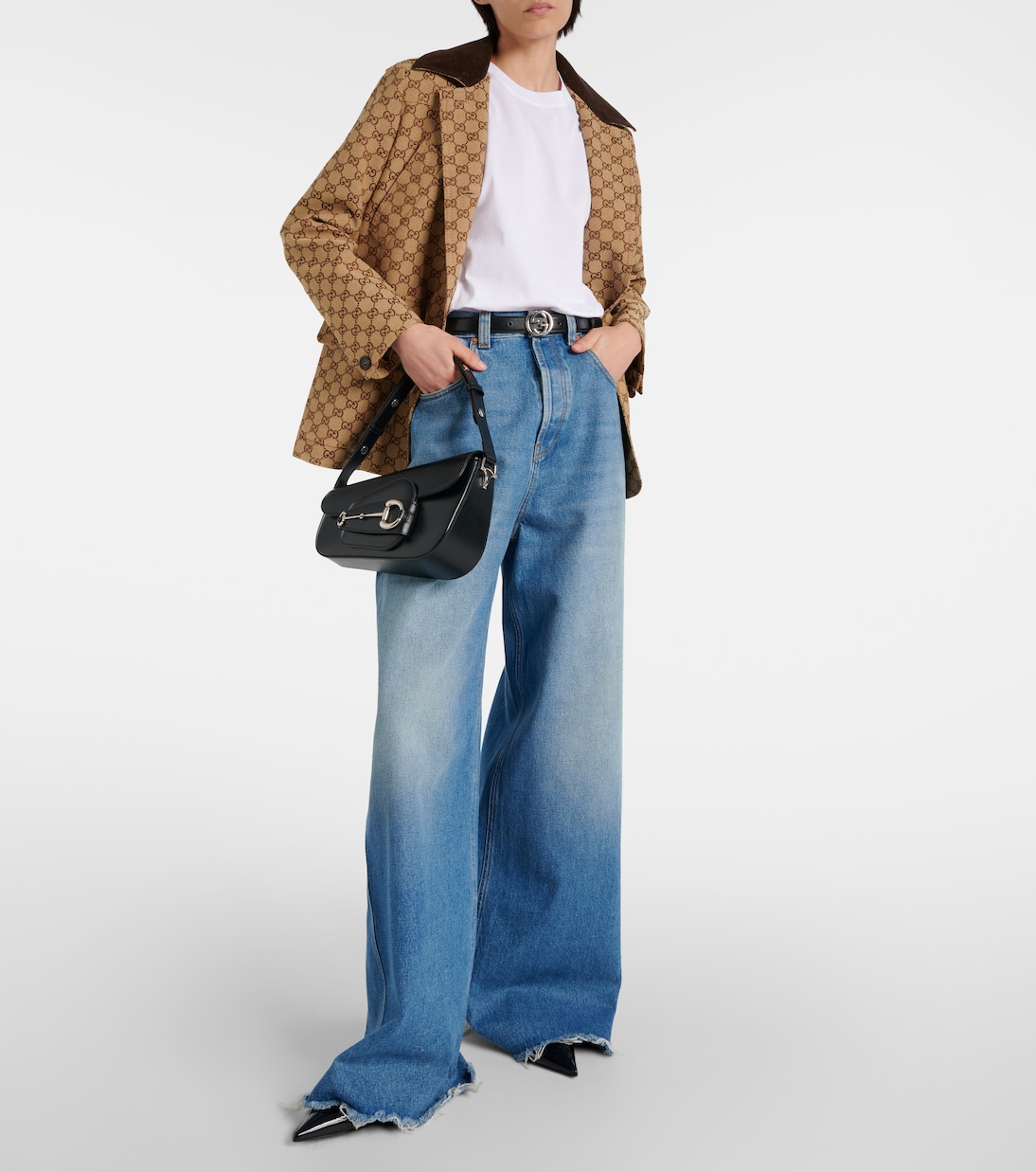 Camiseta de jersey de algodón con bordado | Gucci