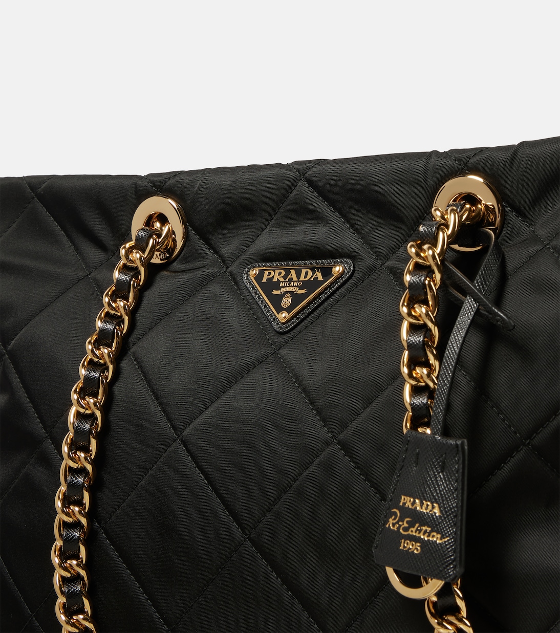 Schultertasche Re-Edition 1995 Chaîne Large aus Re-Nylon | Prada