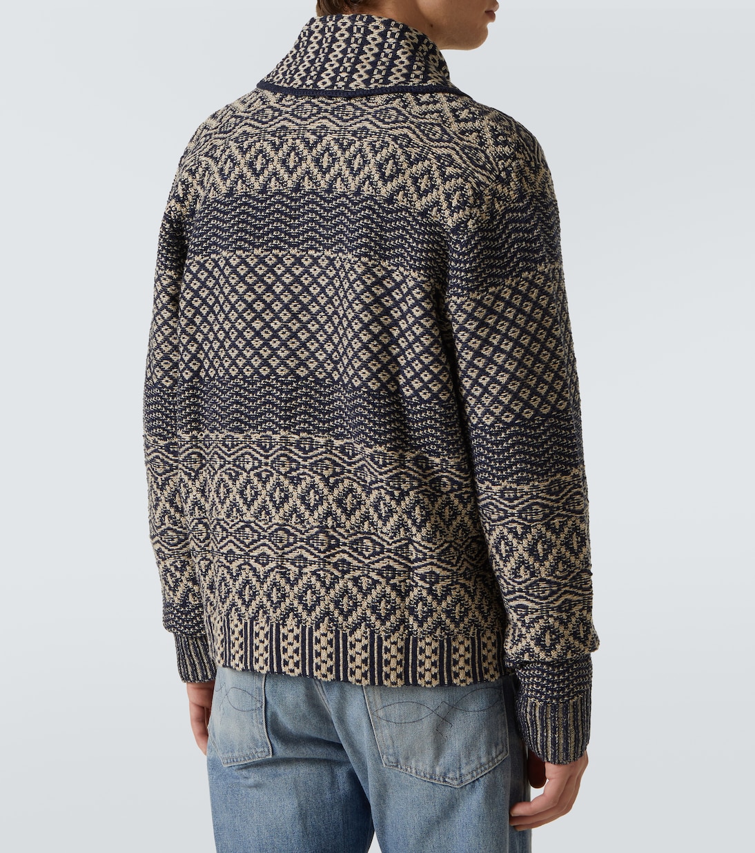 Cardigan aus Baumwolle, Leinen und Wolle | RRL