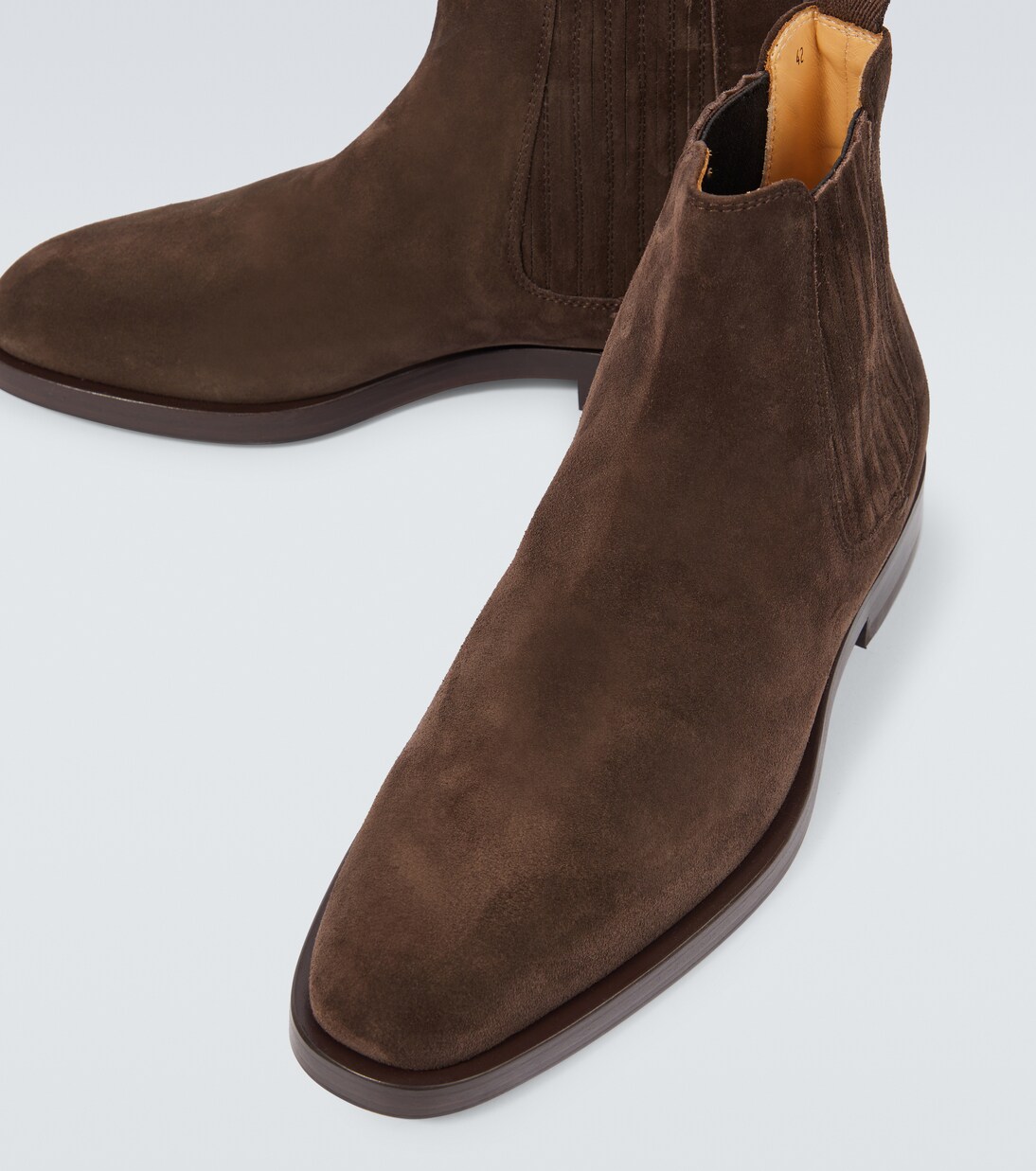 Bottines Chelsea en daim | Brunello Cucinelli