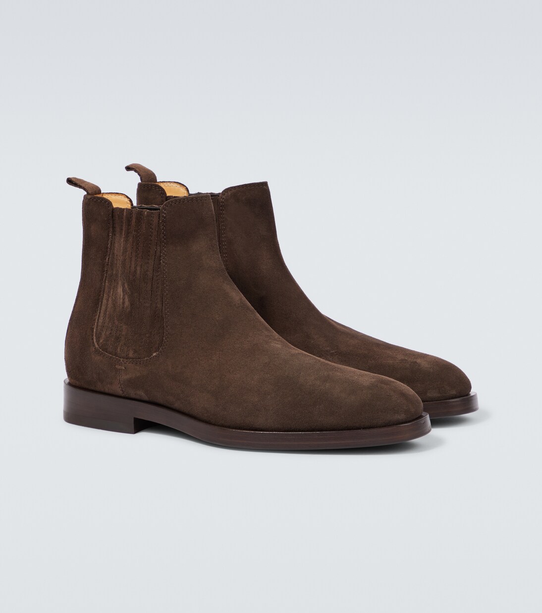 Bottines Chelsea en daim | Brunello Cucinelli