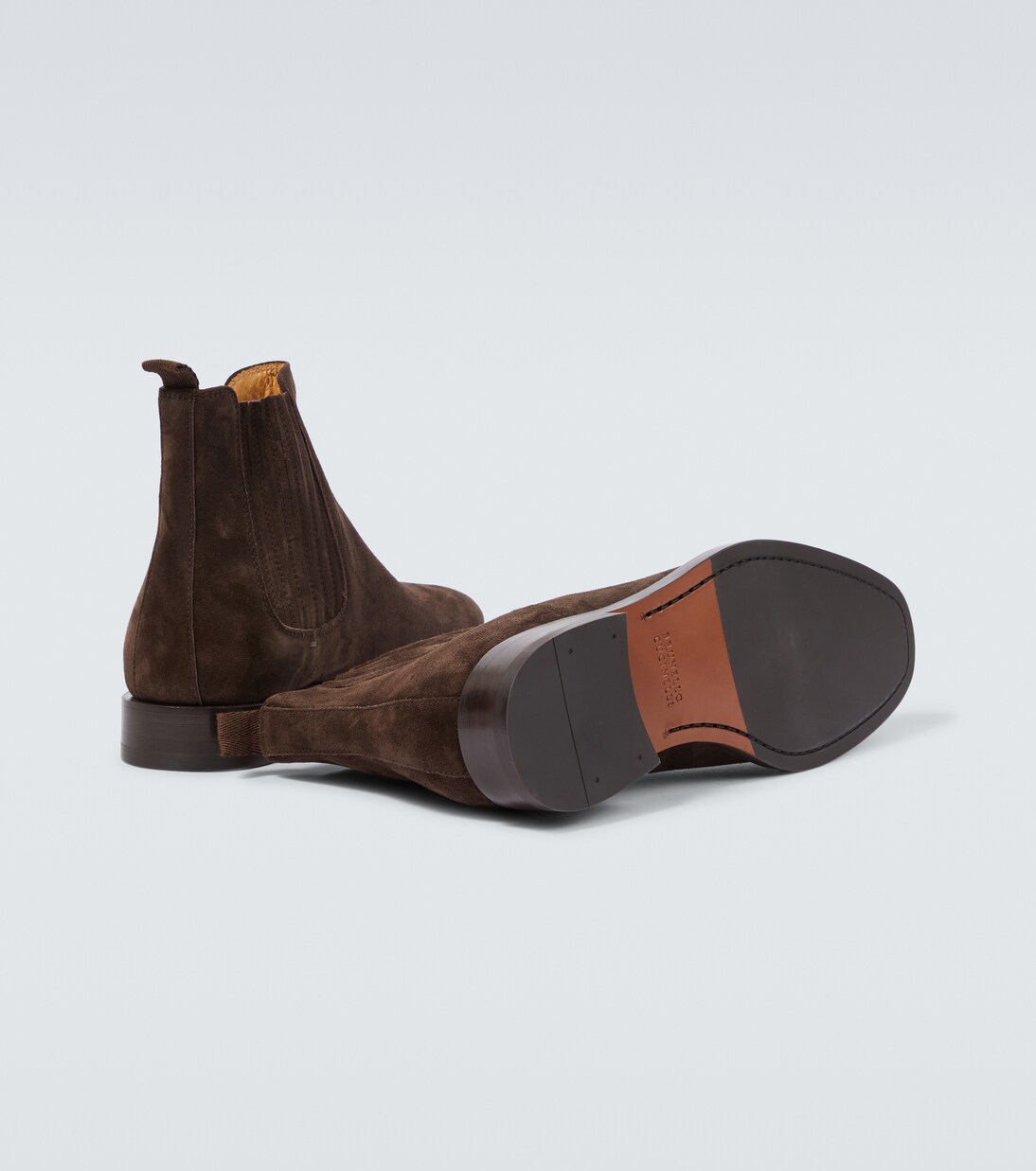 Bottines Chelsea en daim | Brunello Cucinelli