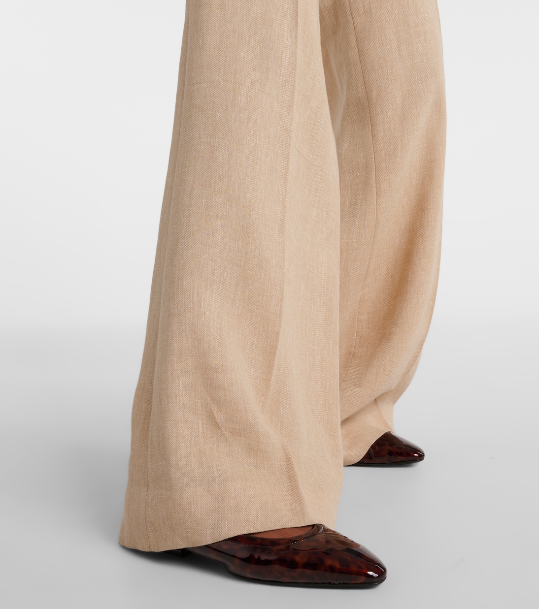 Pantalon évasé Emmit en lin | Loro Piana