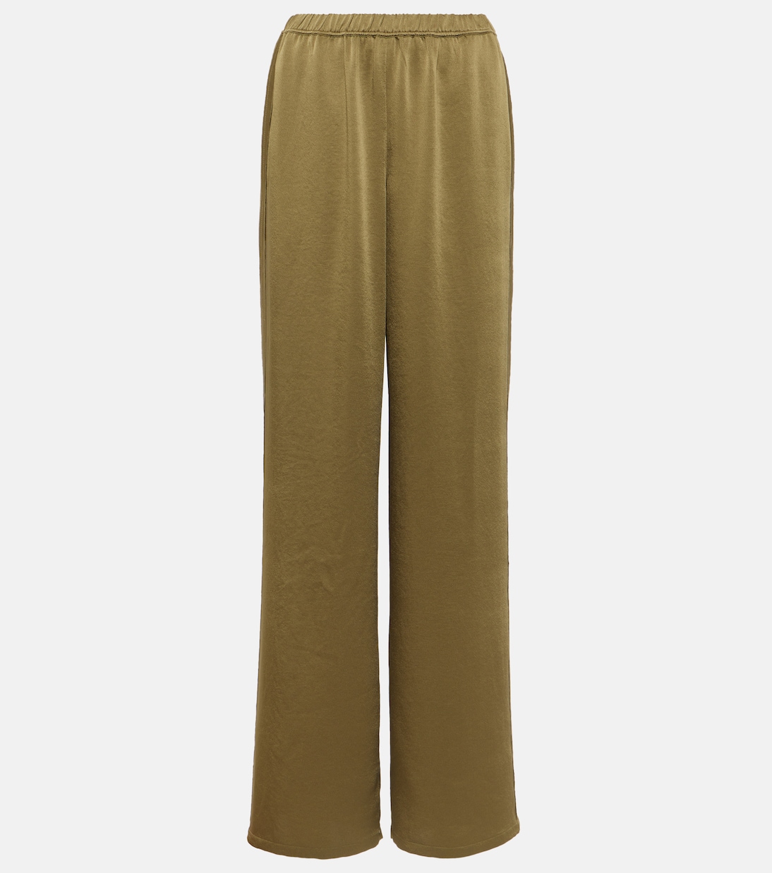 Weite Low-Rise-Hose aus Satin | Vince