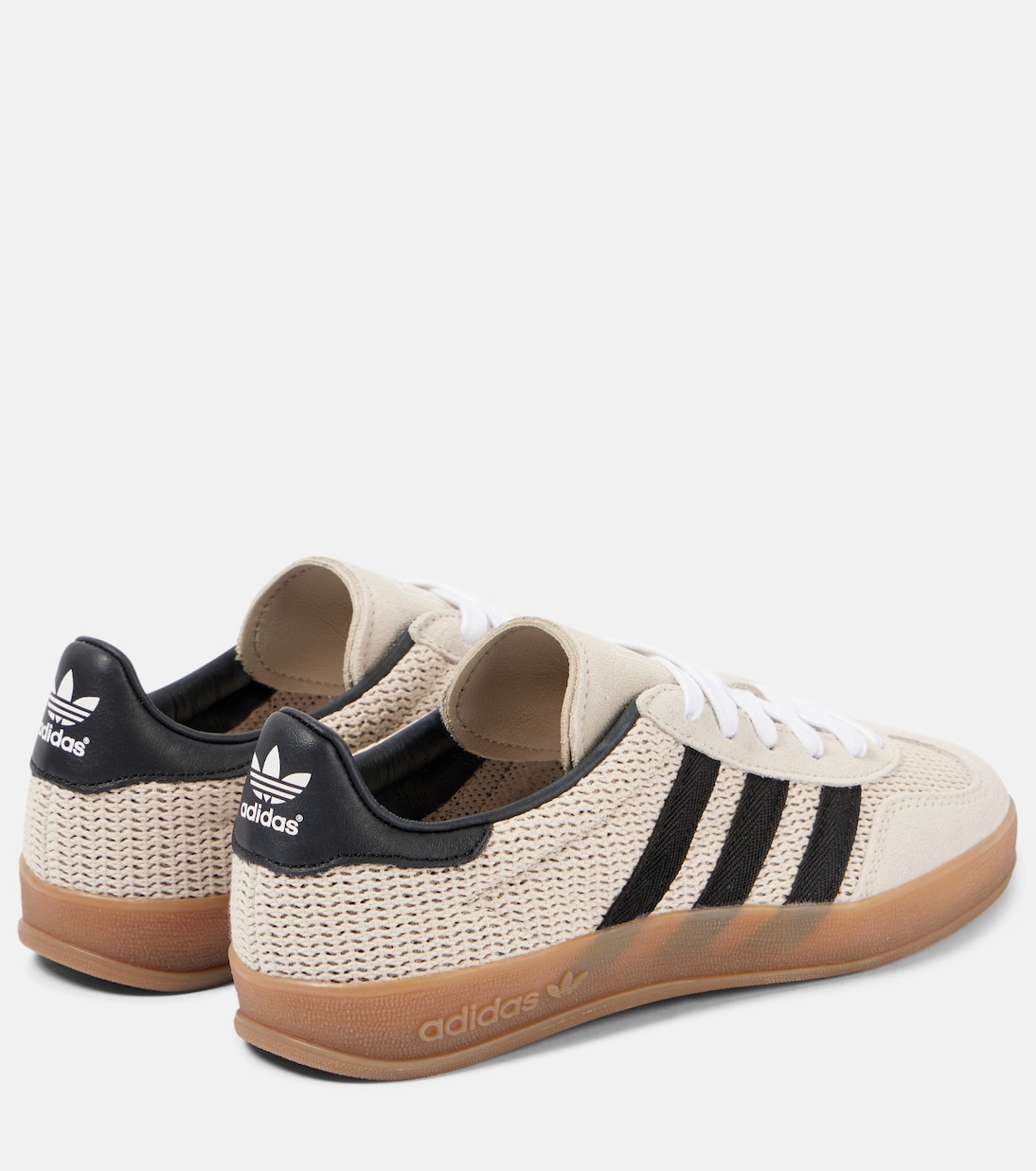 Gazelle Indoor suede-trimmed sneakers | Adidas