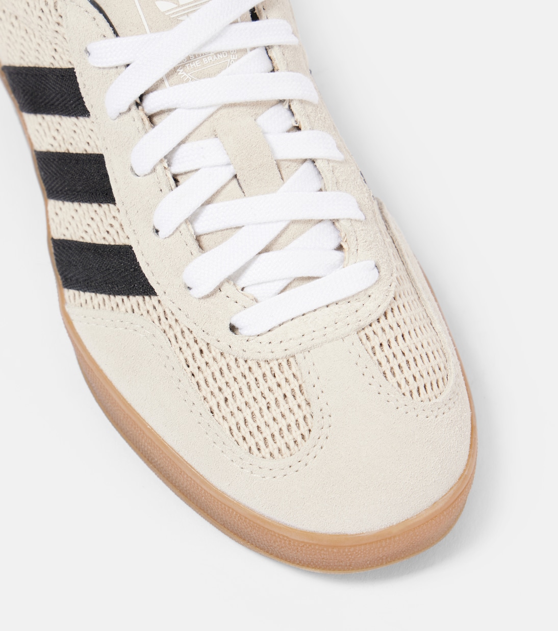 Gazelle Indoor suede-trimmed sneakers | Adidas