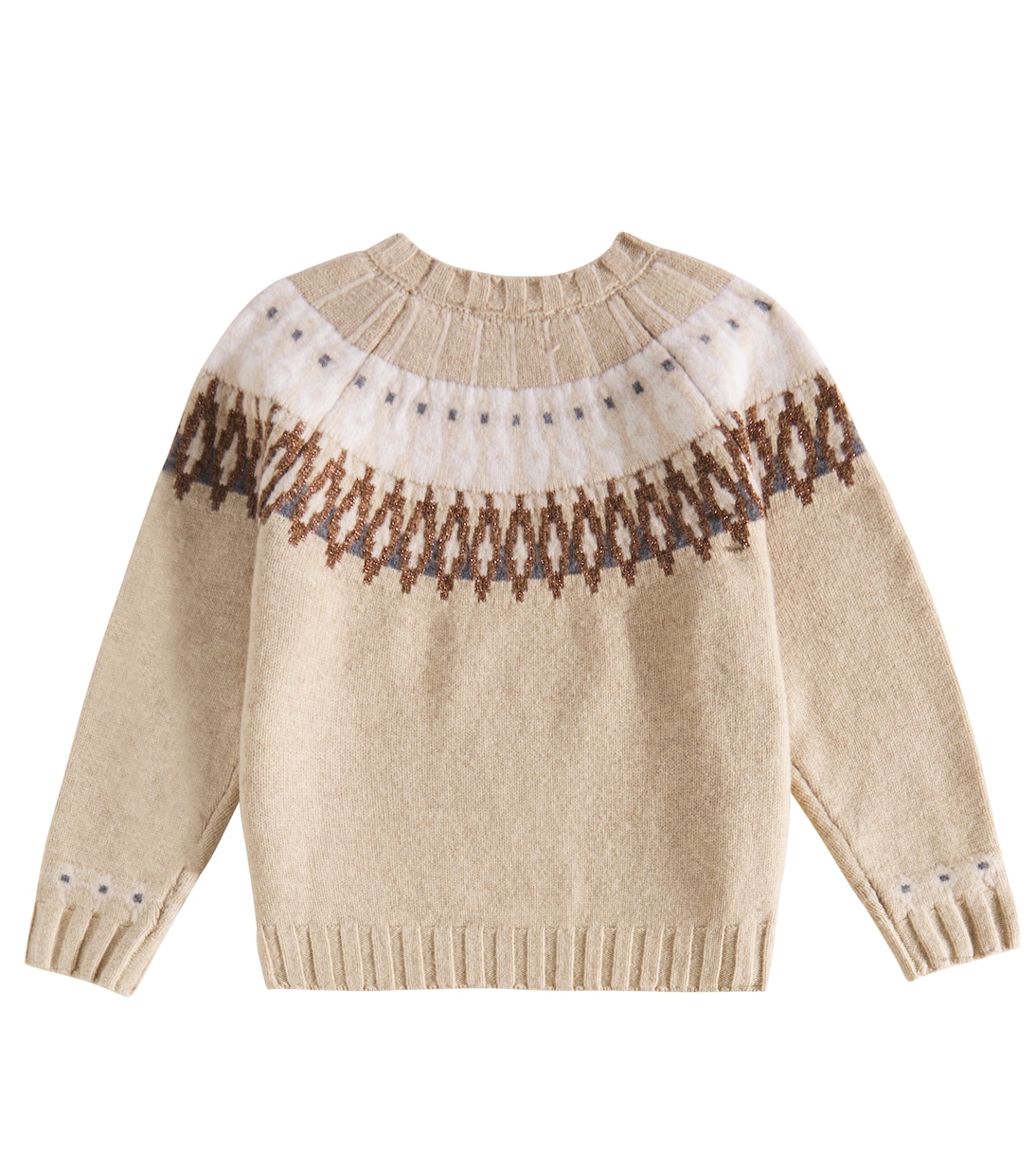 Pullover in jacquard di lana | Tartine et Chocolat