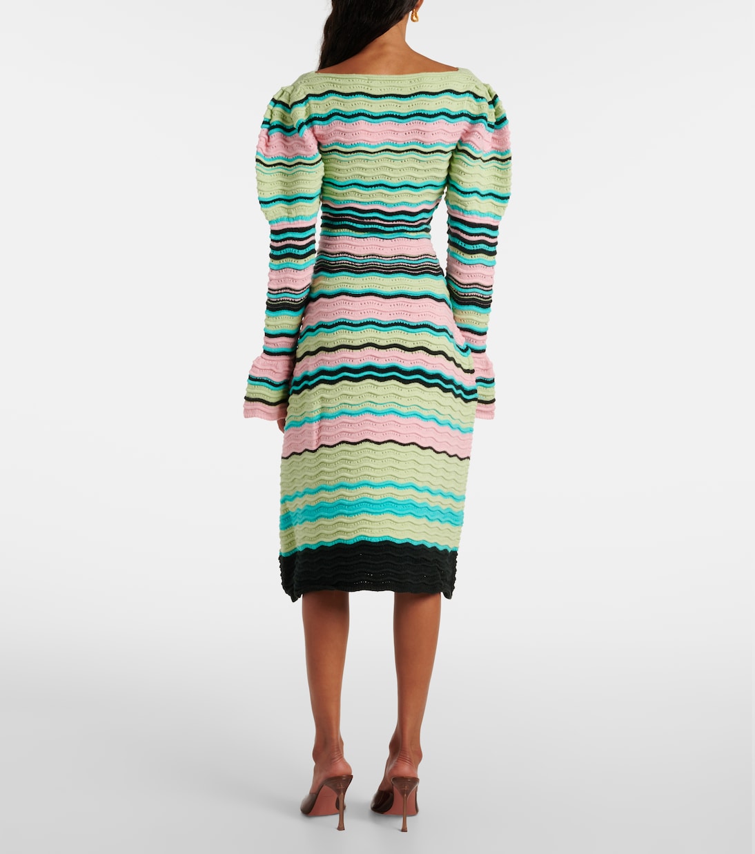 Abito midi a righe | Susan Fang