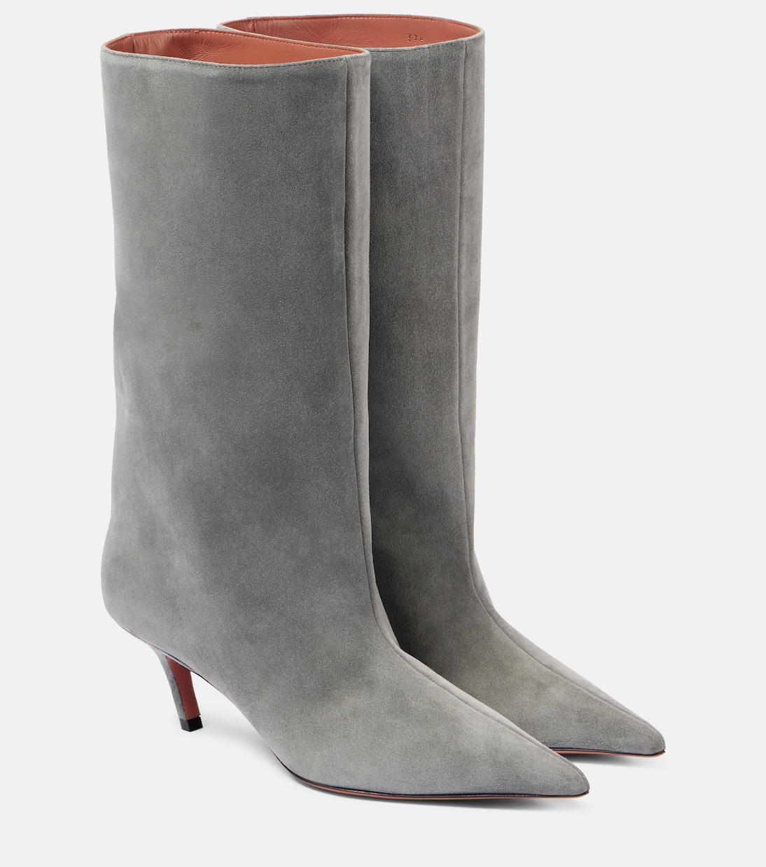 Stiefel Fiona 60 aus Veloursleder | Amina Muaddi